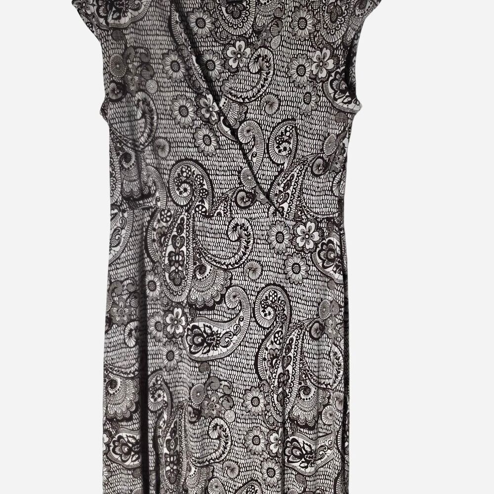 Glamour Women's Grey and Brown Dress